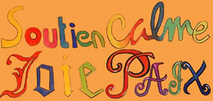 Soutien, calme, joie, paix Soutien, calme, joie, paix