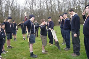 Scout faisant sa Promesse Scout faisant sa Promesse